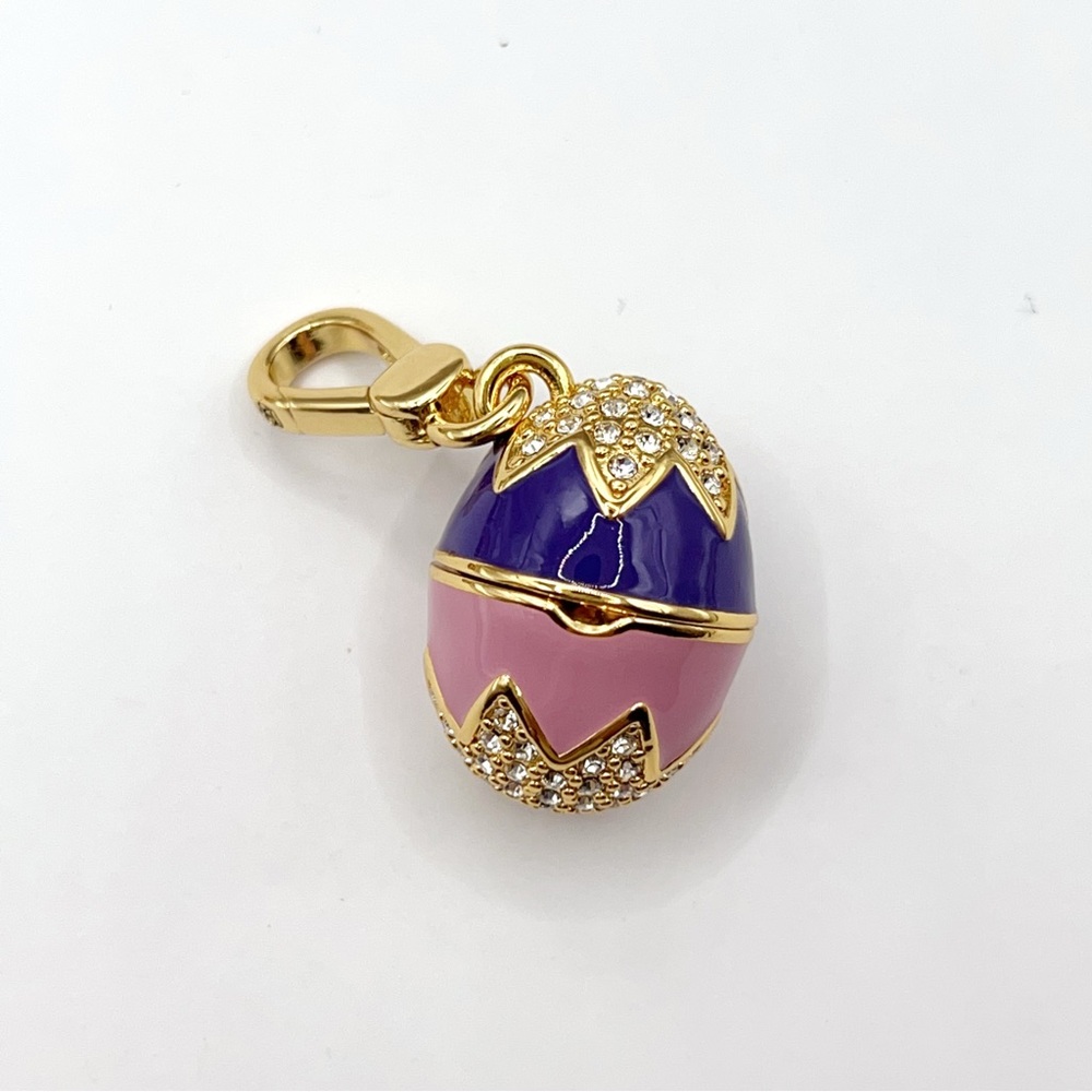 Juicy Couture purple egg charm